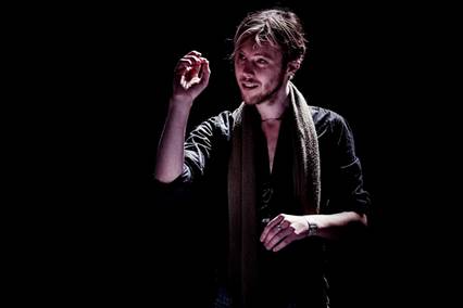 Johnny Parry conducting an orchestra